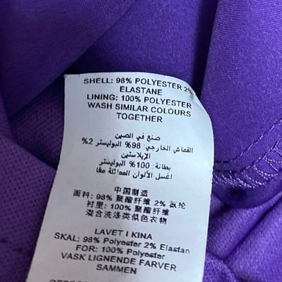 Missguided Purple Silk Satin Sleeveless Cami Camisole Tank Mini Slip Dress Sz 4 - Picture 4 of 4